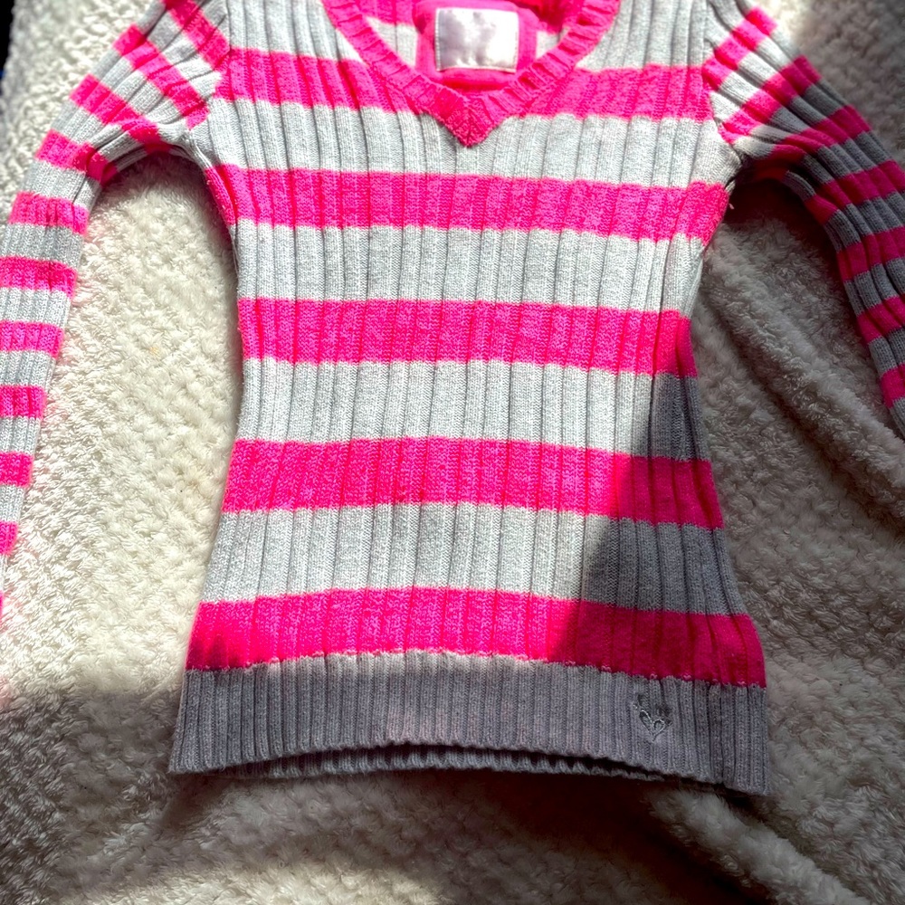 Justice children’s striped sweater!